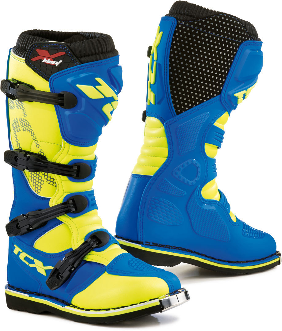 TCX X-Blast Bottes Motocross bleu/jaune 46 Figure 1