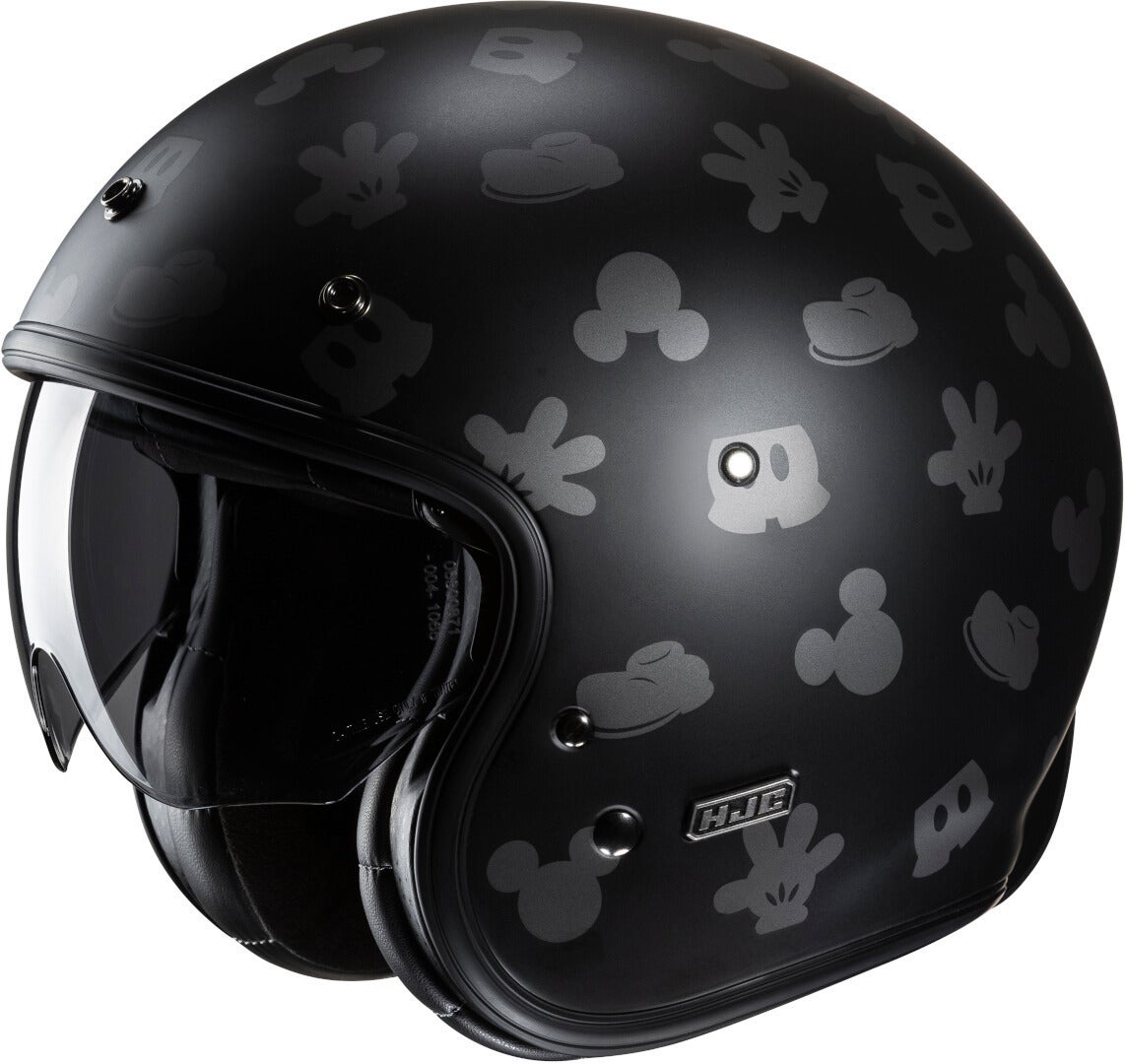HJC V31 Disney Mickey Retro Jethelm schwarz/grau L (58/59) Abbildung 1