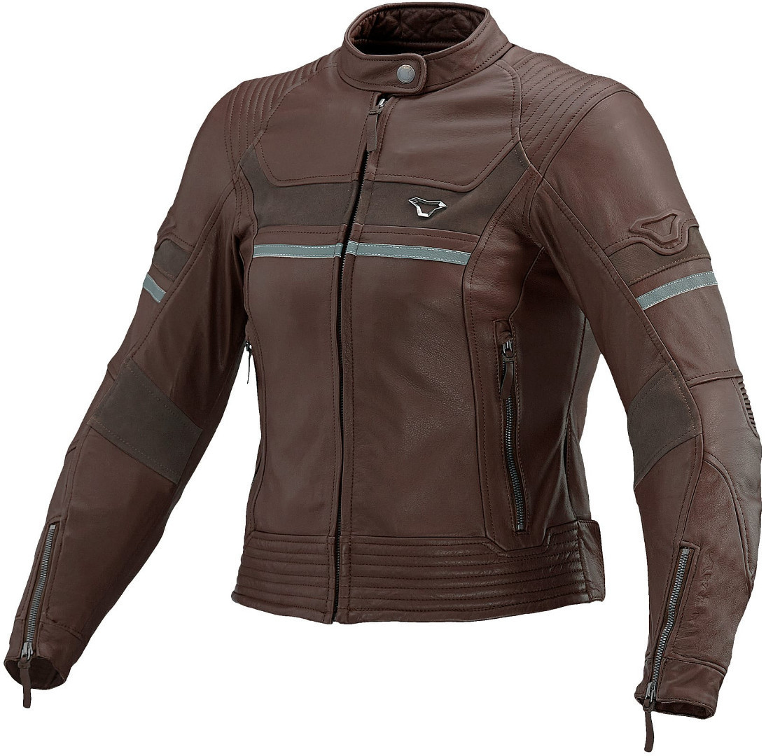 Macna Daisy Dames Motorfiets Leren Jas bruin 44 Figuur 1