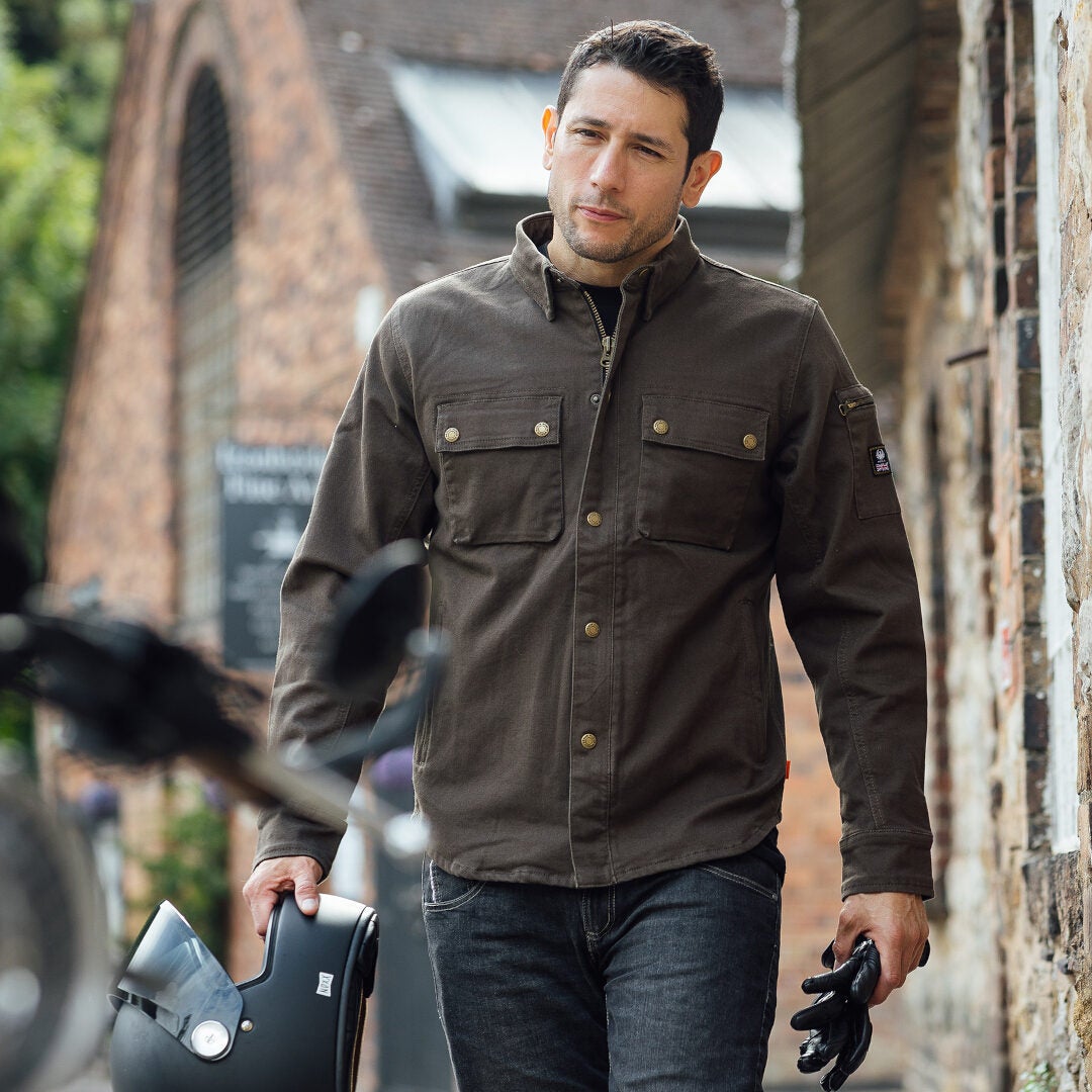 Merlin Brody D3O Single Layer Motorcycle Shirt brown 4XL Figure 2