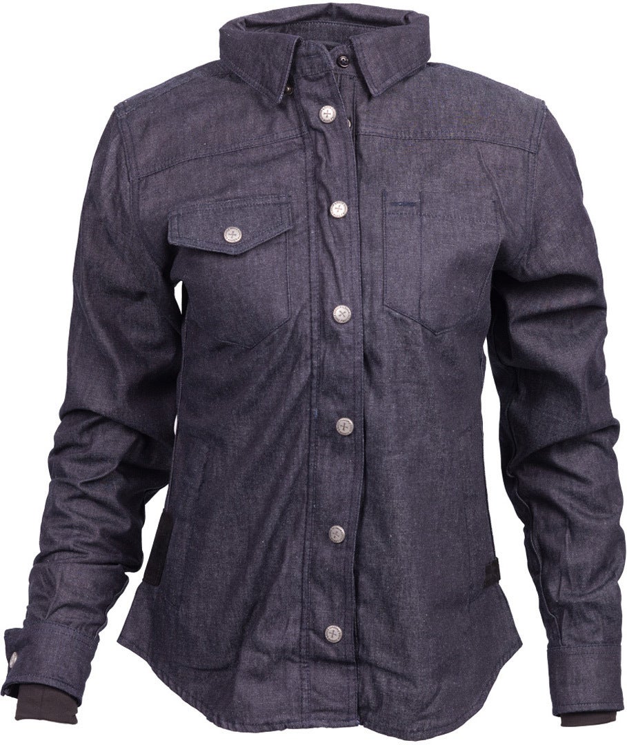 Queen Kerosin Built it Up Blanko Adventure Camicia da donna M Figura 1