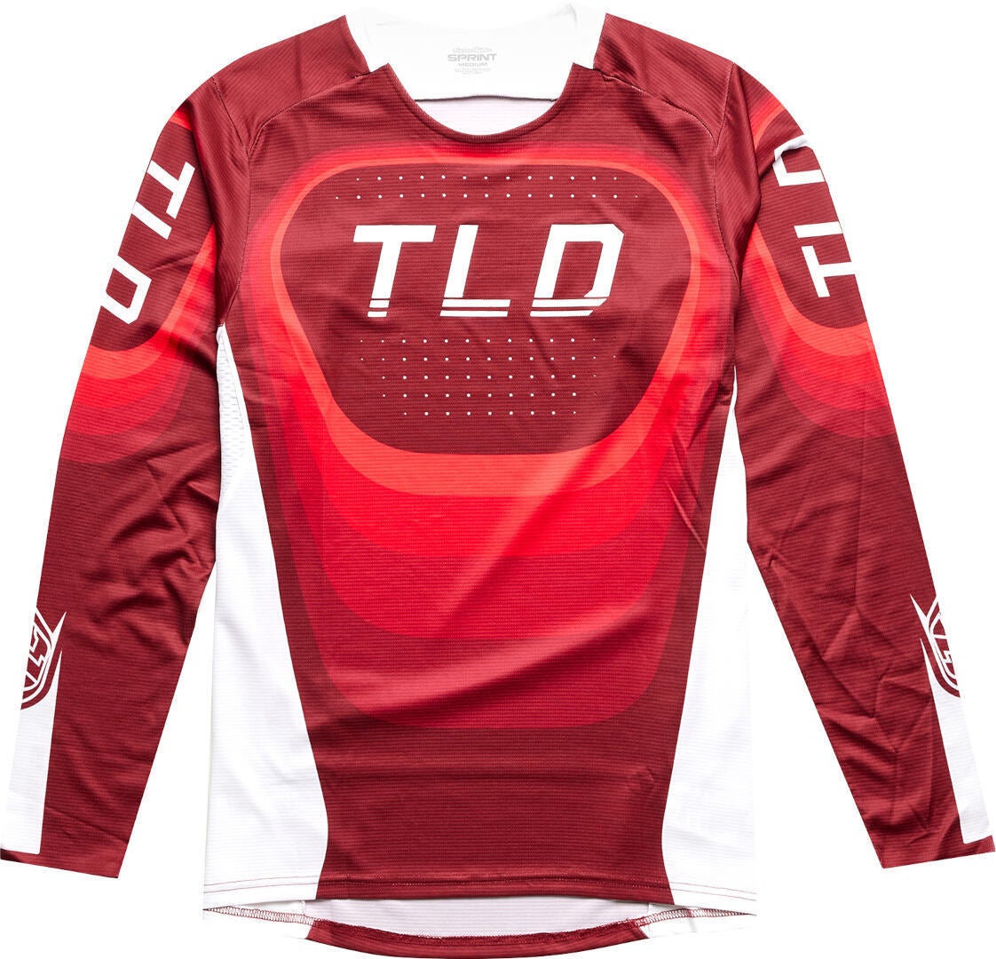 Troy Lee Designs Sprint Reverb Fiets Trui rood/wit M Figuur 1