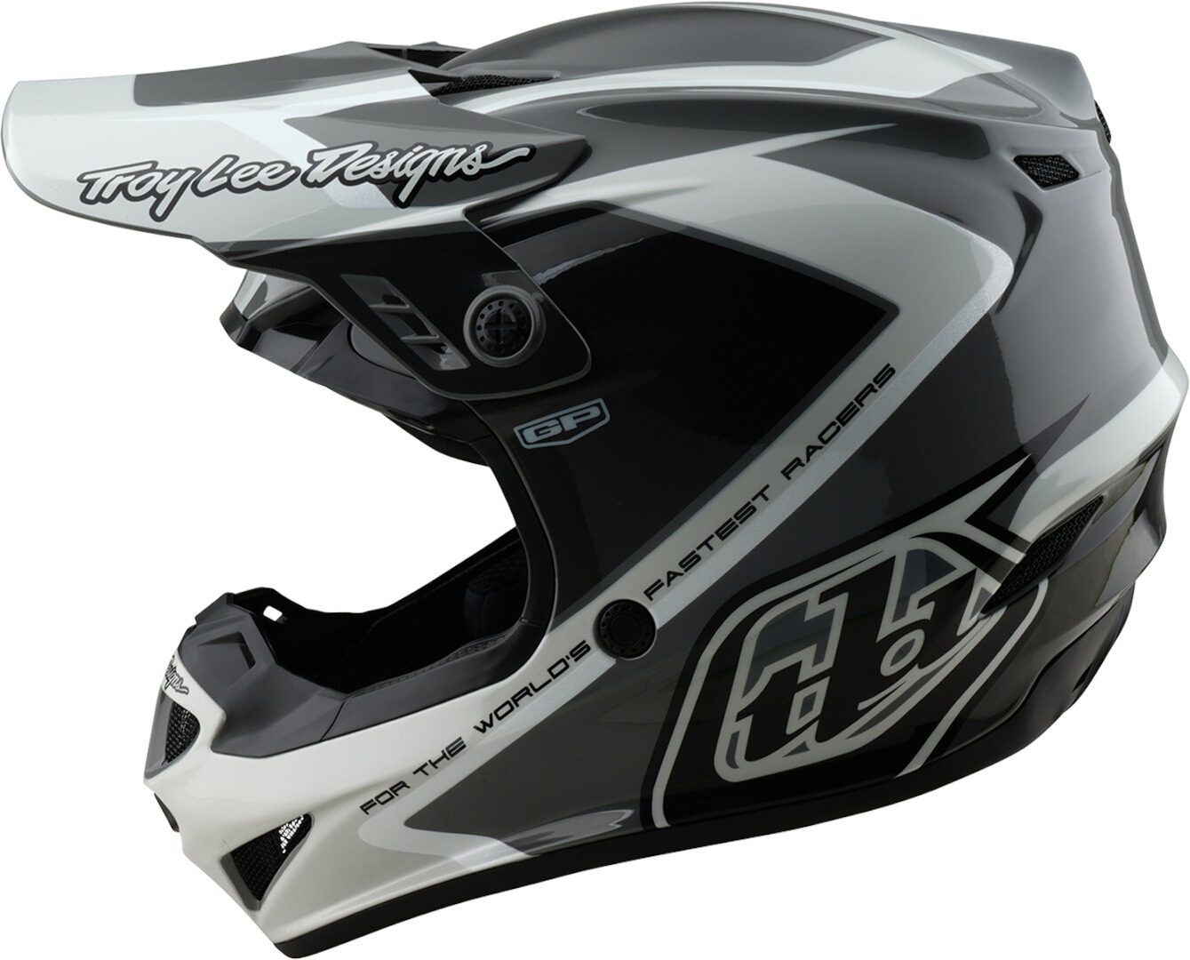 Troy Lee Designs GP Shutter Motocross hjälm grå Förlust (58/59) Figur 2