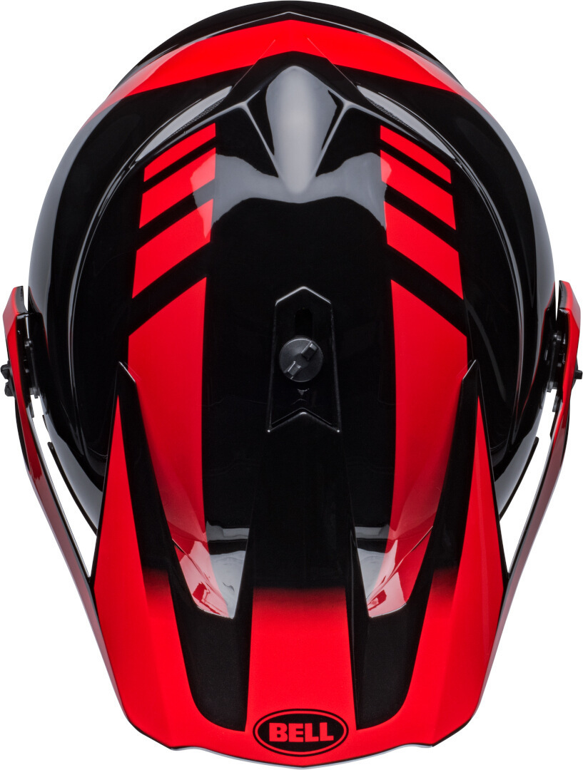 Bell MX-9 Adventure MIPS Dash Motocross hjälm svart/röd L Figur 16