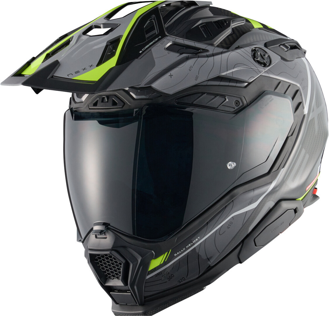 Nexx X.WED 3 Furka Carbon Cască de motocross Gri/galben neon XS (53/54) Figura 1