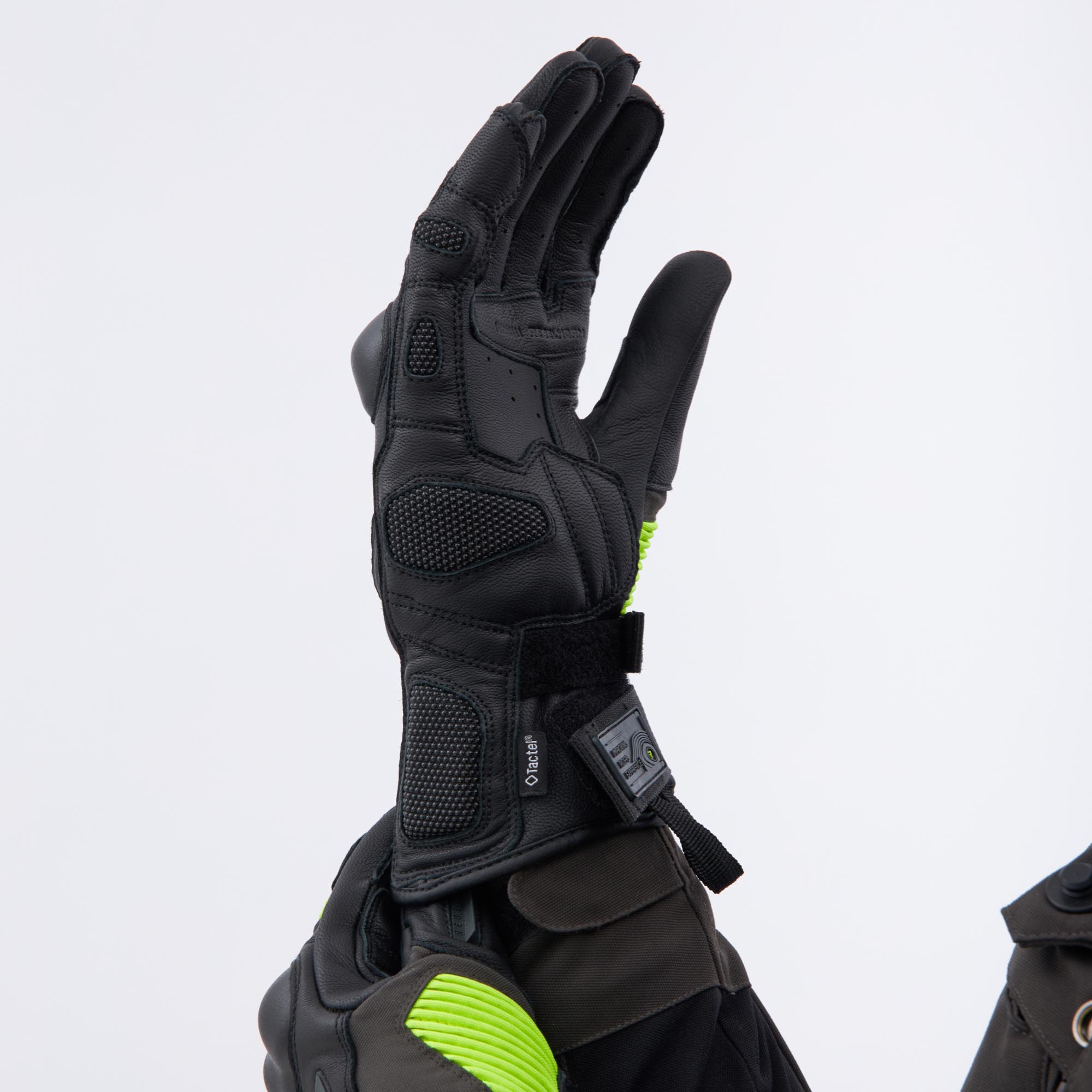Rebelhorn Range Motorcycle Gloves black/anthracite/yellow S Figure 5