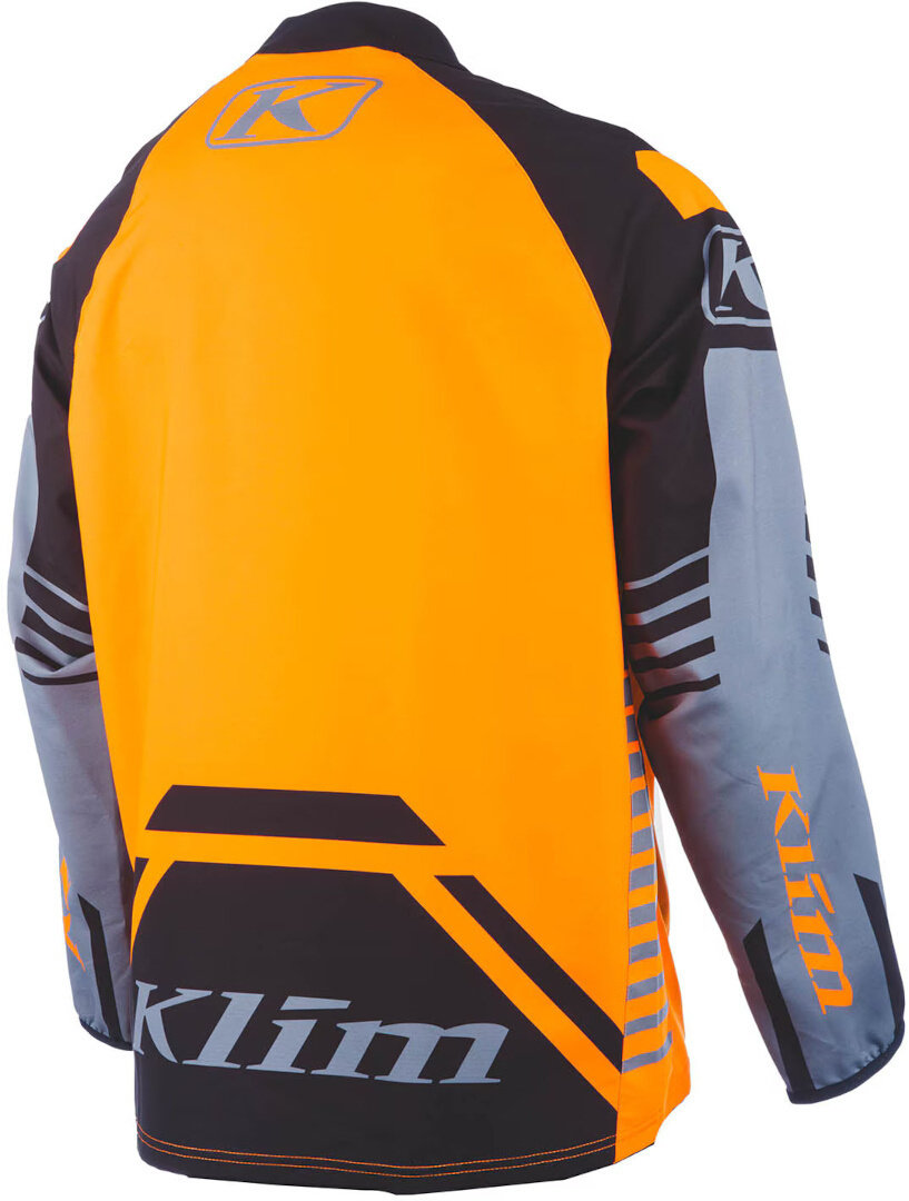 Klim Revolt 1/4 Zip Pullover black/orange M Figure 6