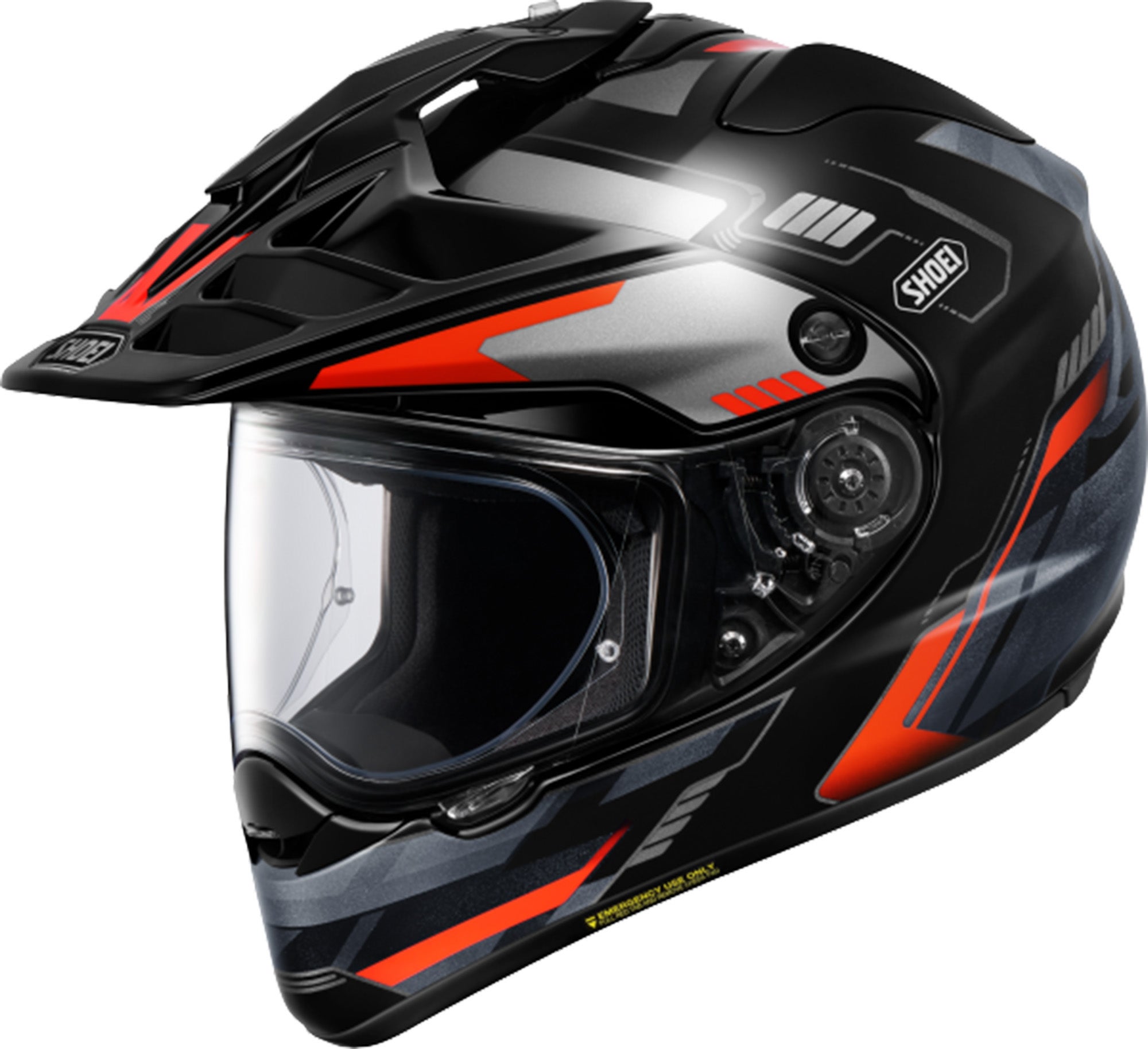 Shoei Hornet ADV 06 Invigorate TC-1 Casco Enduro nero/rosso S (55/56) Figura 1