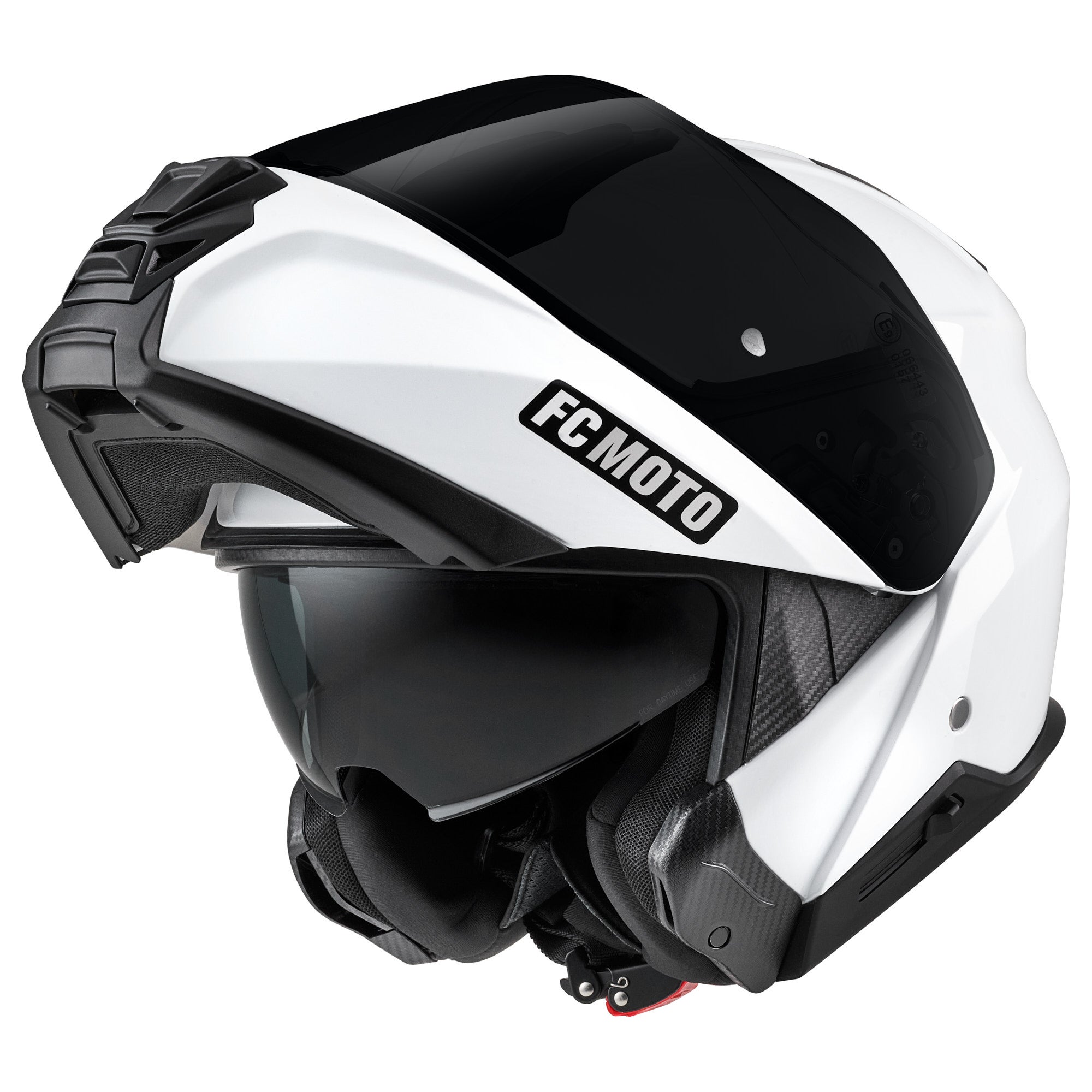 Fcm Women's White Fc-Moto G-362S Flip-Up Helmet