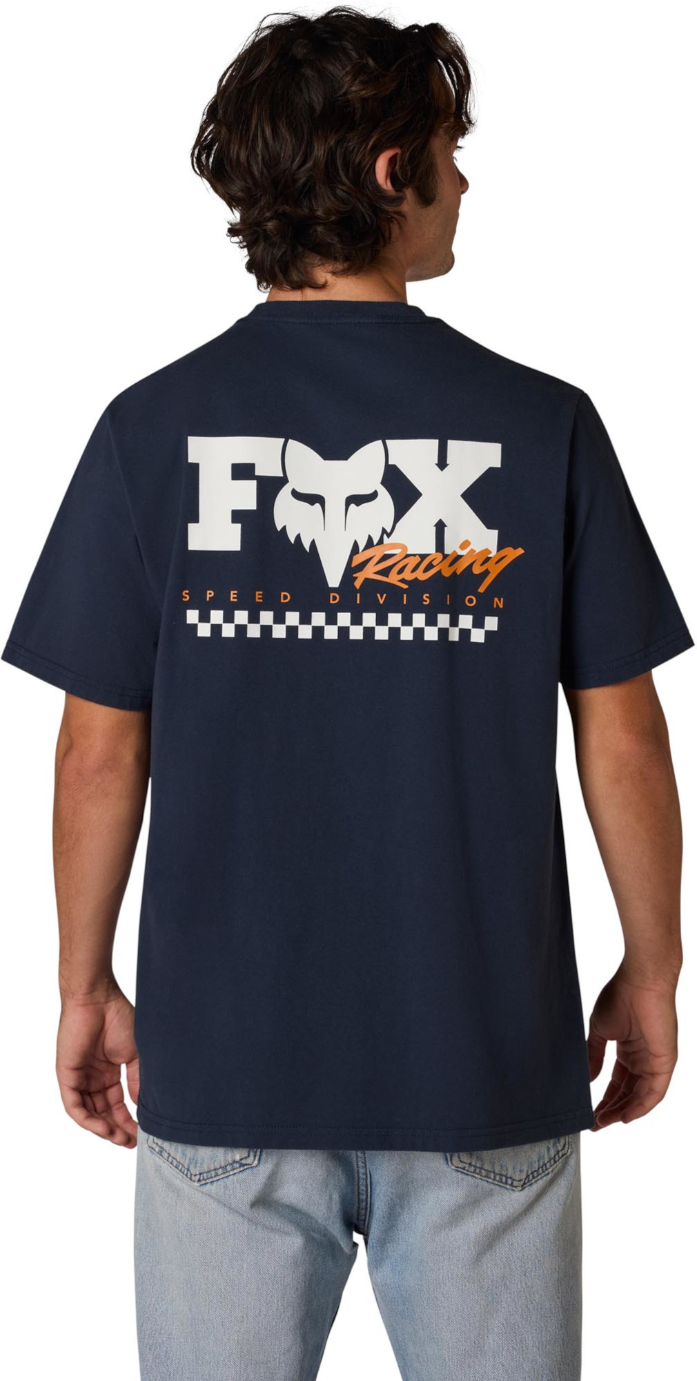 FOX Checker 195 Original Camiseta azul escuro L Figura 4
