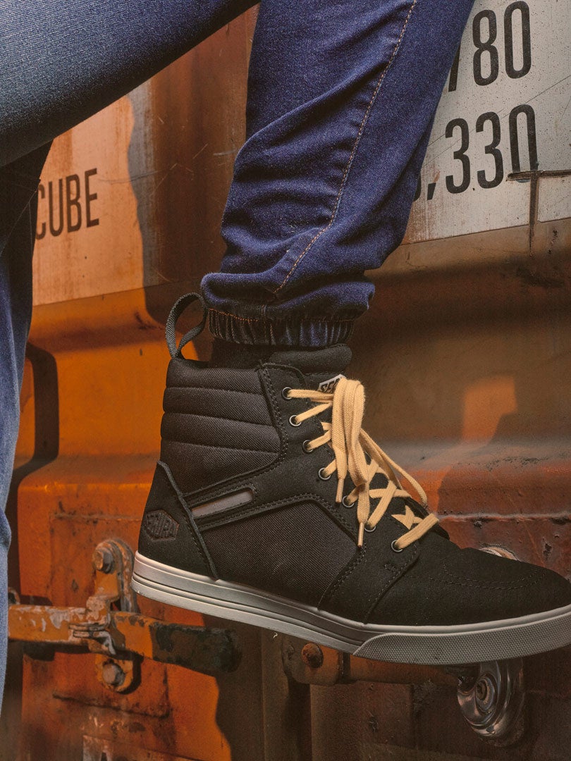 Side view of Segura Santana Motorcycle Shoes