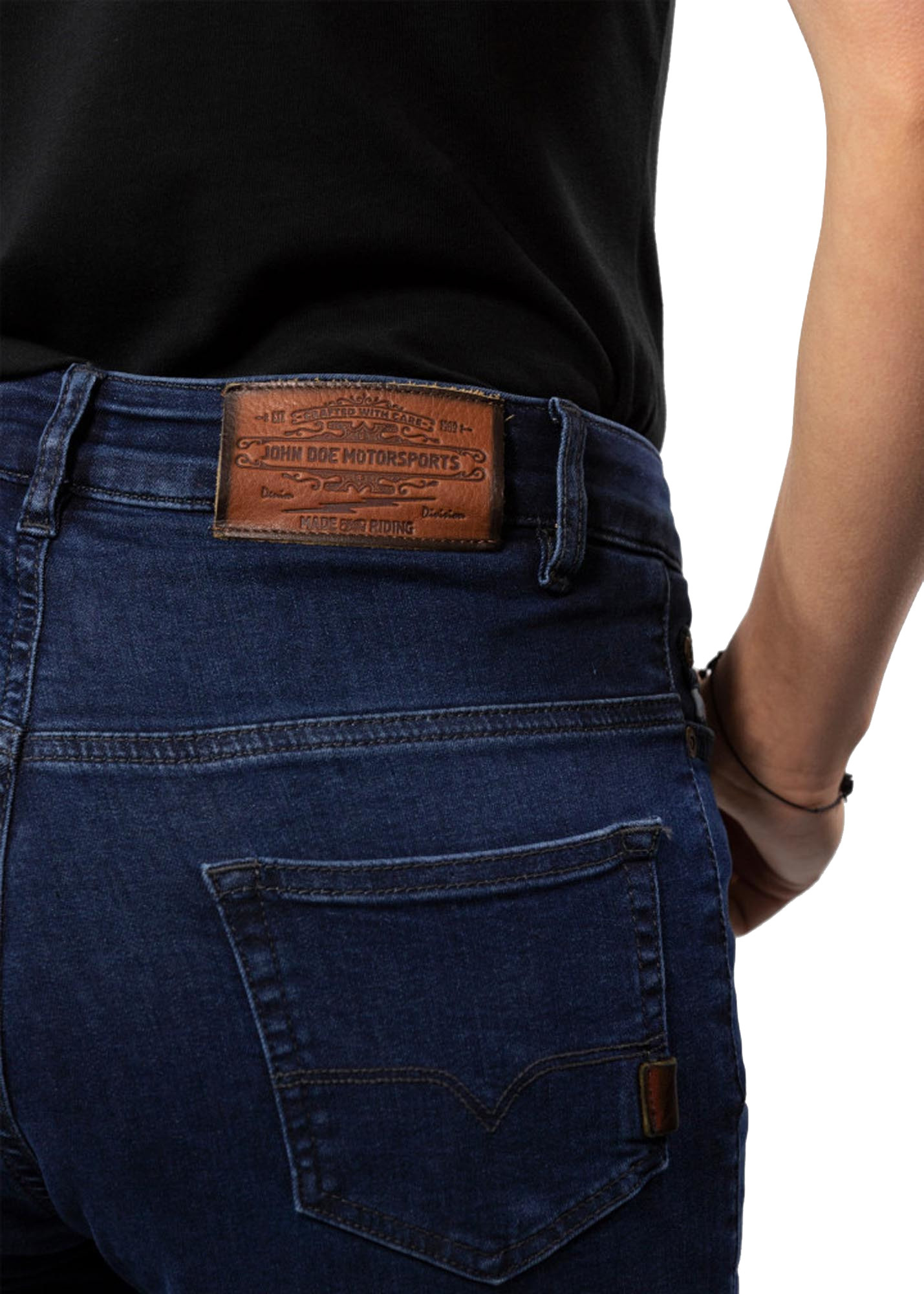 John Doe Betty High XTM Damer Jeans blå 34 L30 Figur 6