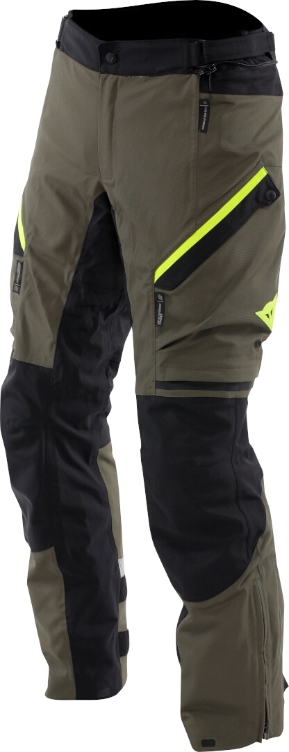 Dainese Mangen Absoluteshell Pro waterproof Motorcycle Textile Pants olive 60 Figure 1