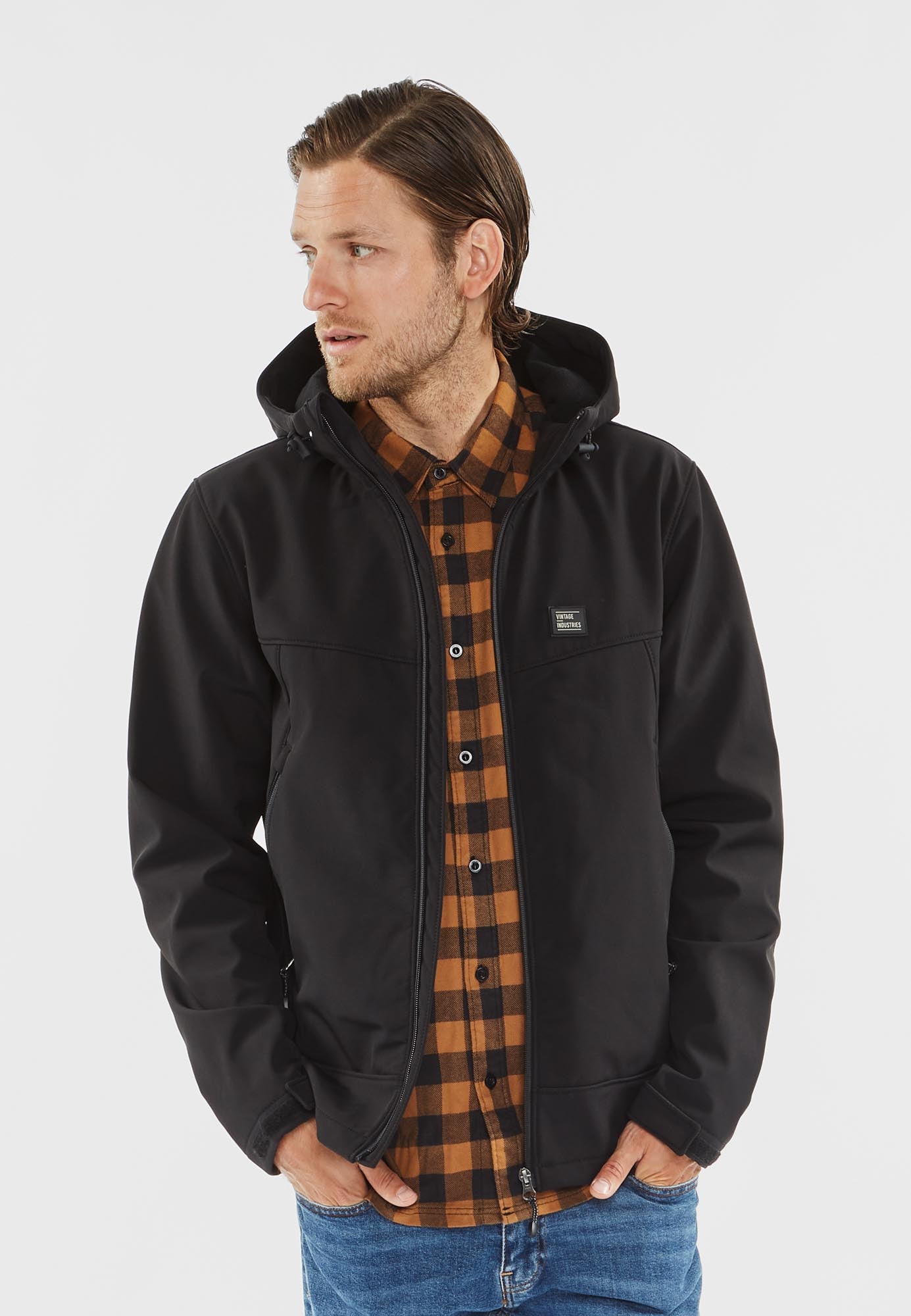 Vintage Industries Alford Softshell Jacka svart XXL Figur 6