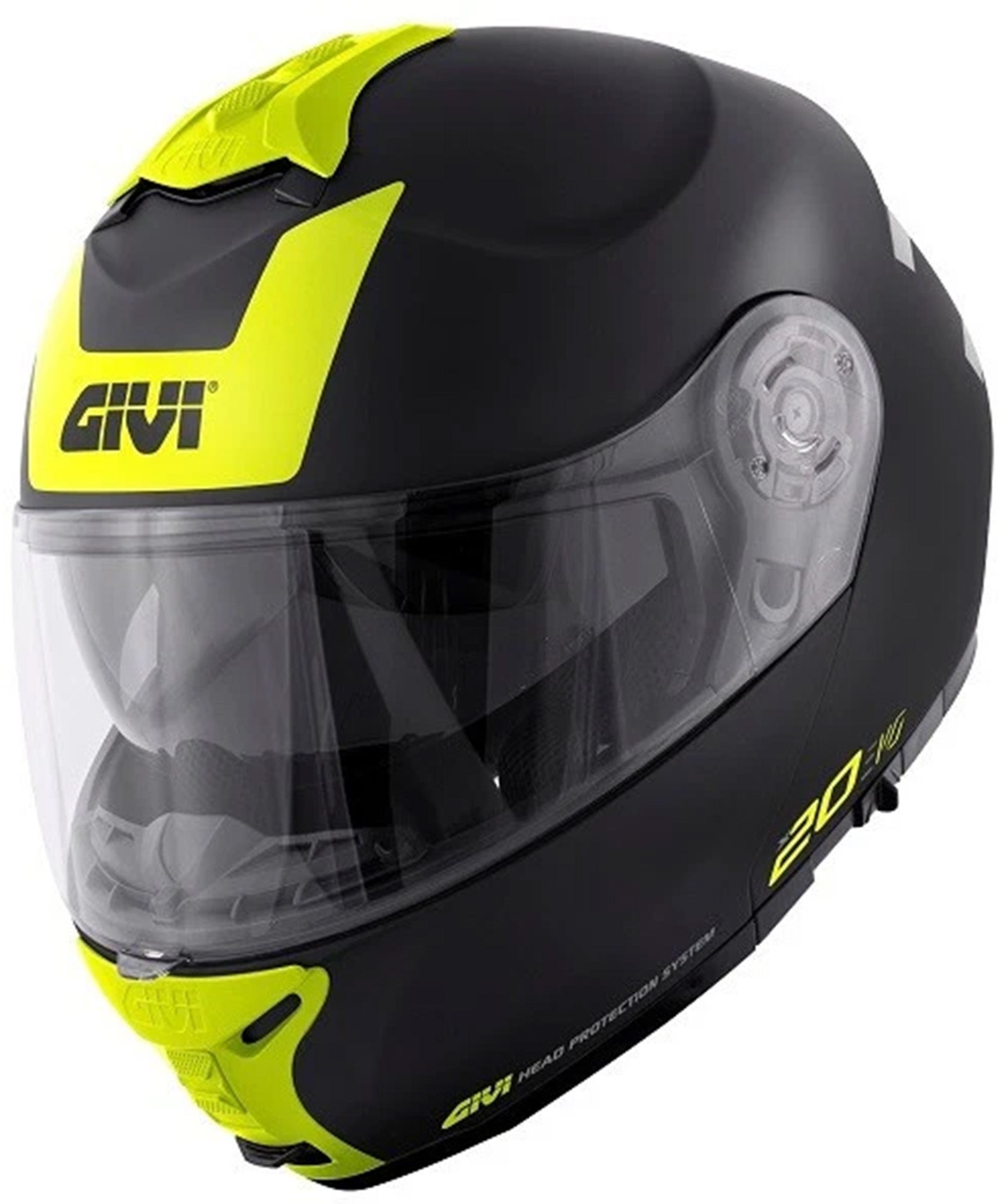 GIVI X.20 Expedition Evo Casque rabattable noir mat/jaune XXL Figure 1