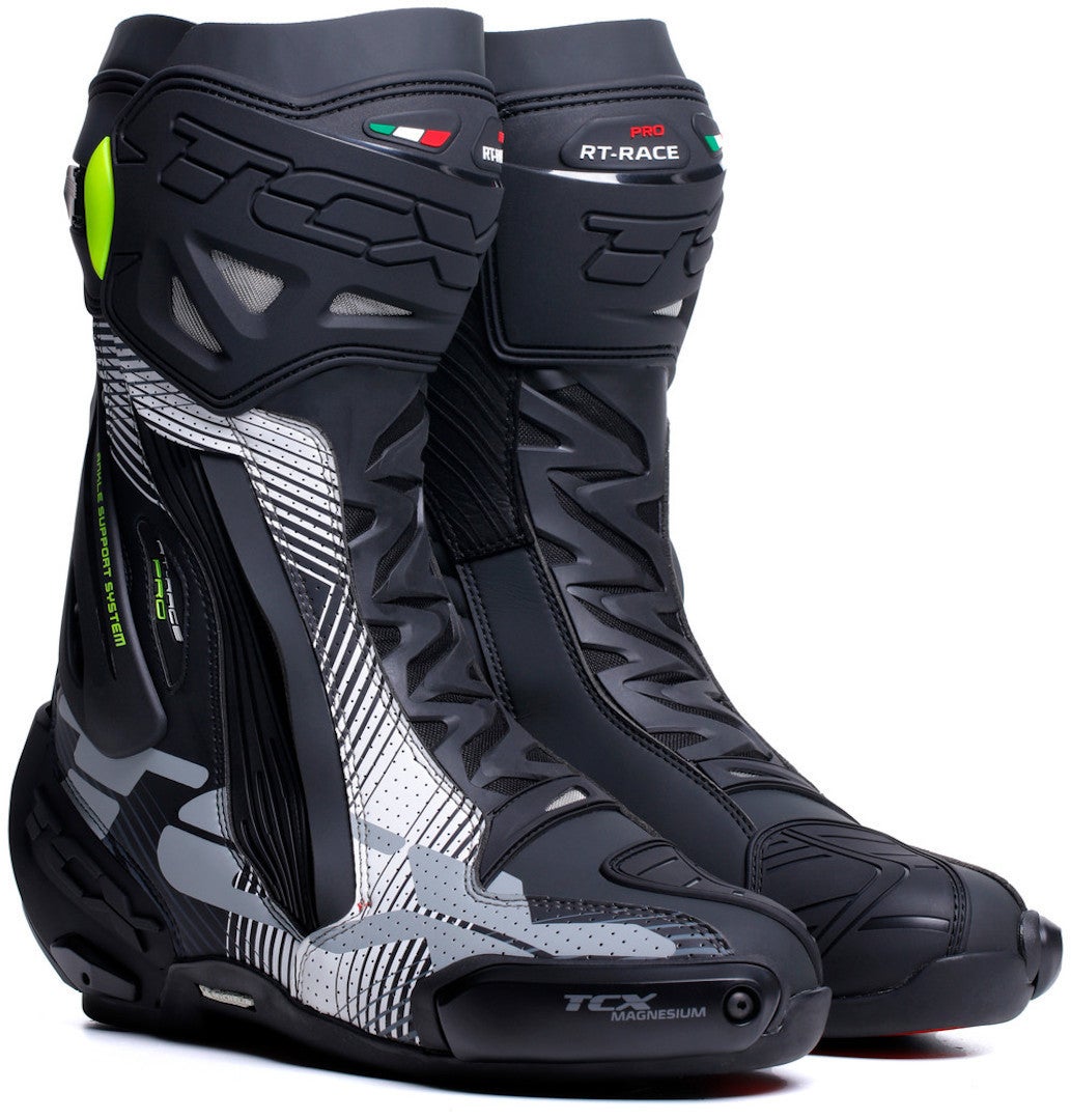 TCX RT-Race Pro Air 2023 Motorcycle Boots black/white/grey 46 Figure 1