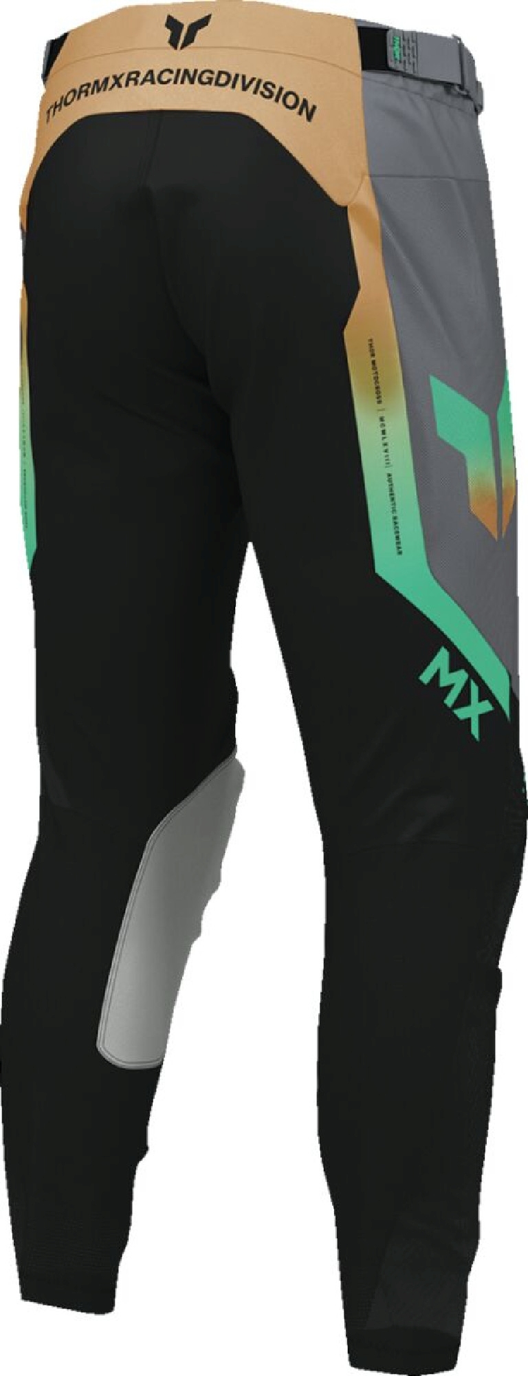 Thor Launchmode Vent Raptor Motocross bukser sort/grå/grøn 40 Figur 4
