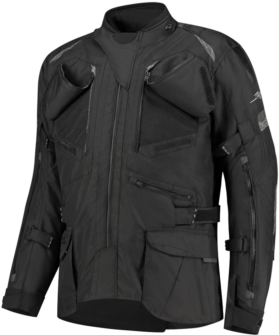 Rusty Stitches Cliff Waterproof Motorcycle Textile Jacket black M Figure 3