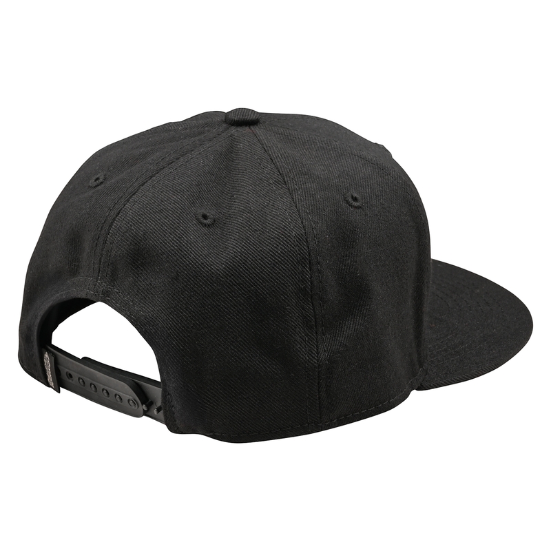 Troy Lee Designs Flat Bill Snapback Peace - Black Hat Figur 3