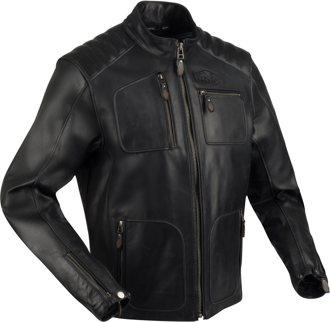 Segura Lewis Motorcycle Leather Jacket-image-952047676