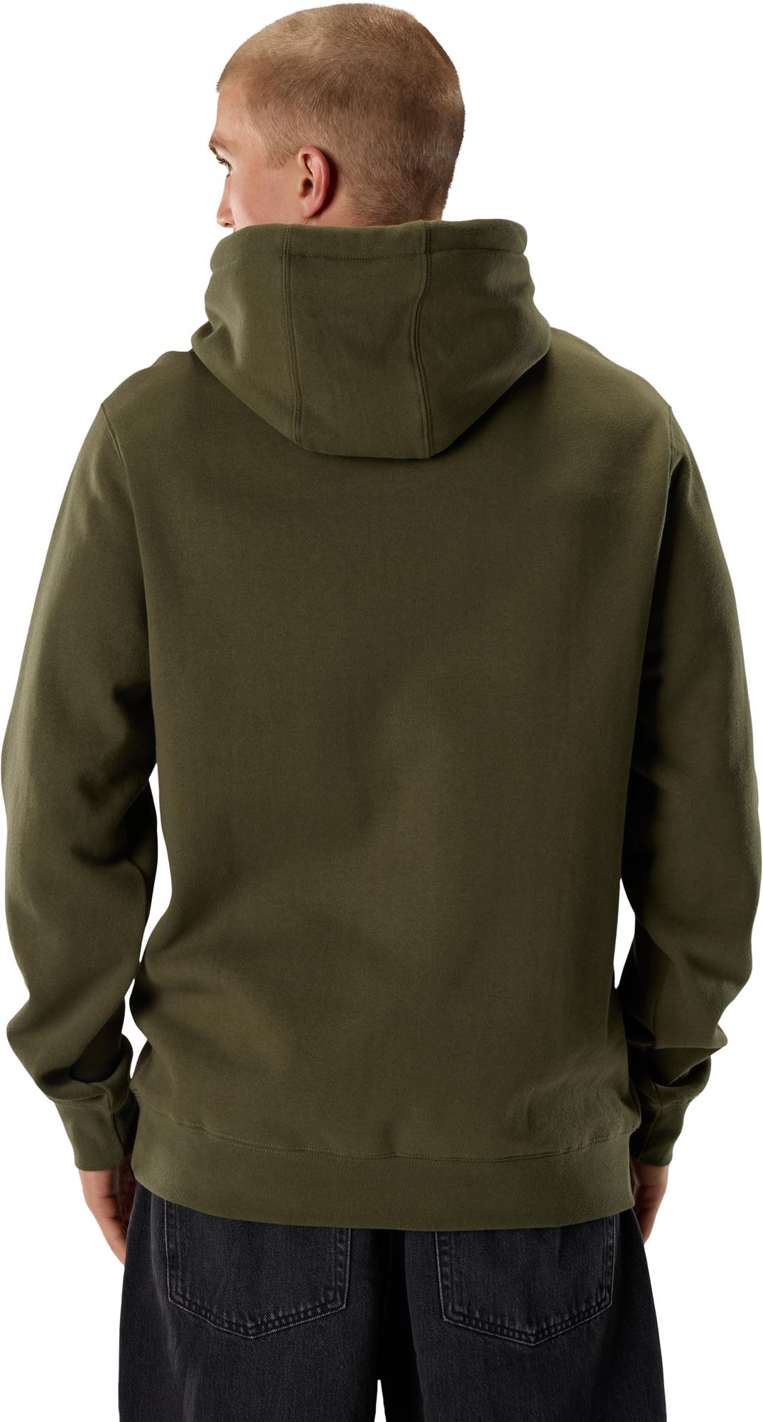 FOX Head X Fleece Hoodie olive/green S Figure 4