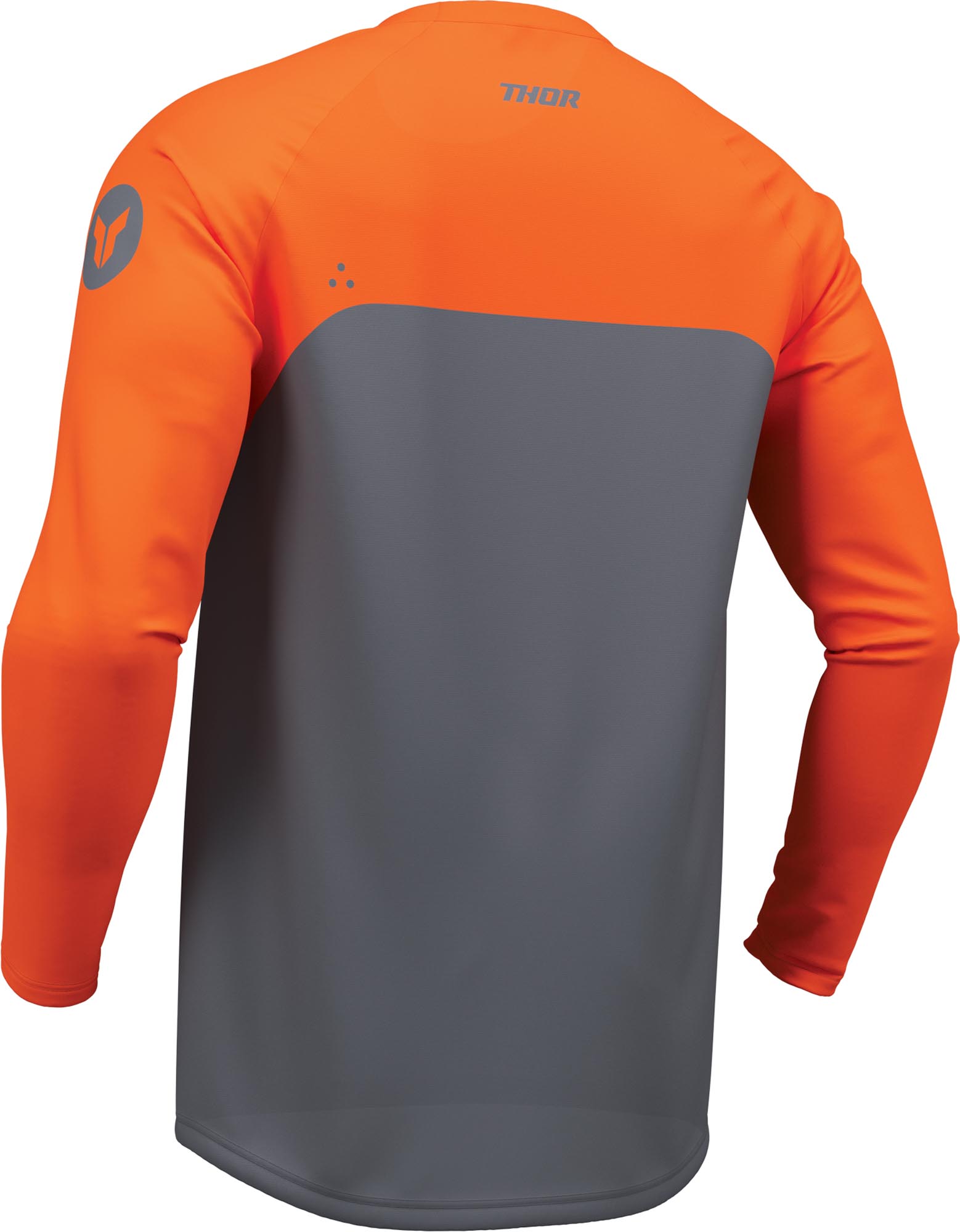 Thor Ridemode Menace Motocross trøje orange L Figur 3