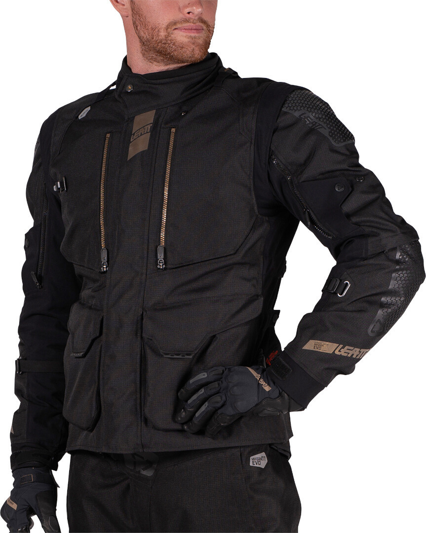 Leatt ADV Multitour 5.5 waterproof Motorcycle Textile Jacket black XXL Figure 7