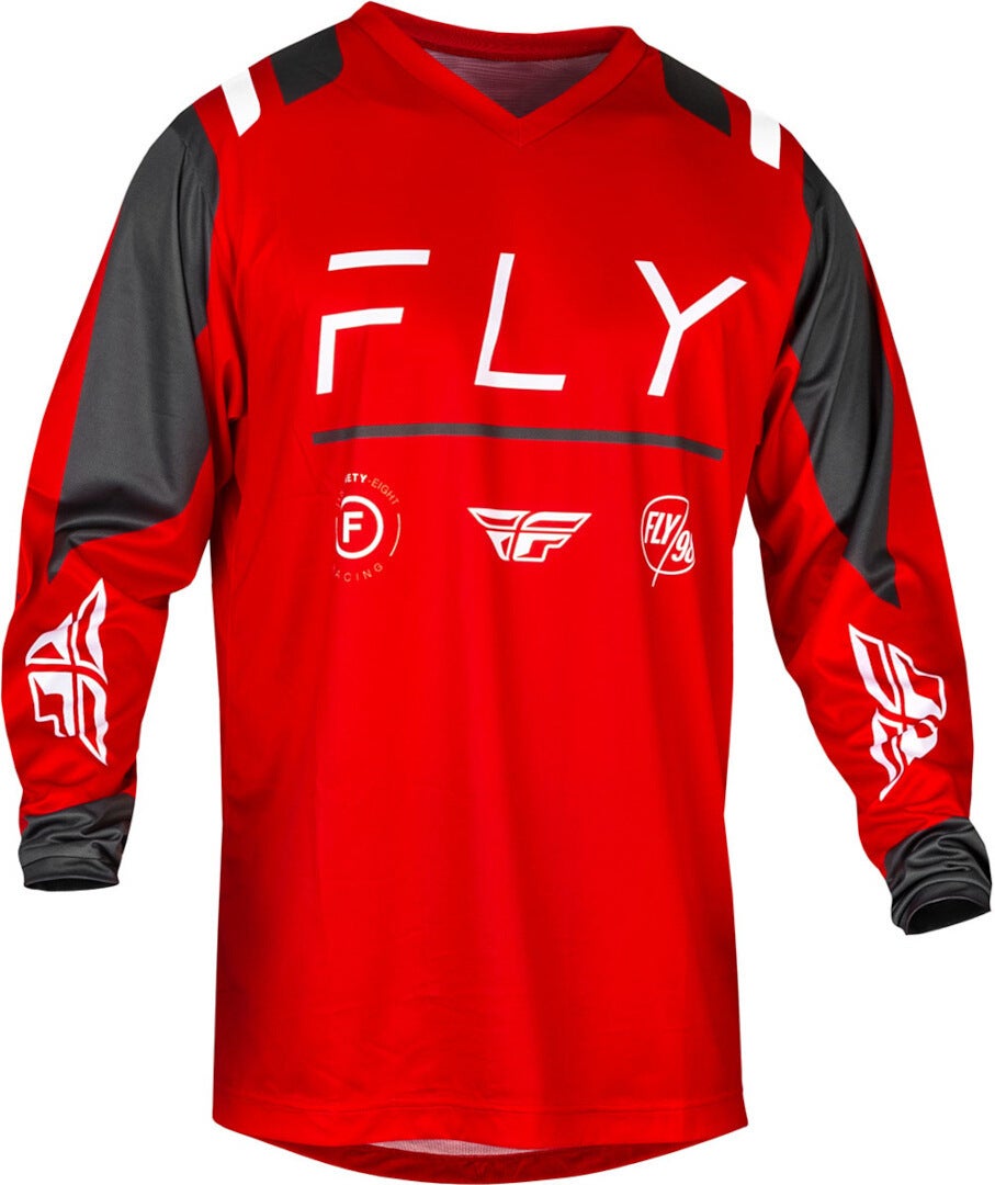 Fly Racing F-16 2024 Motocross Jersey rot/grau L Abbildung 1