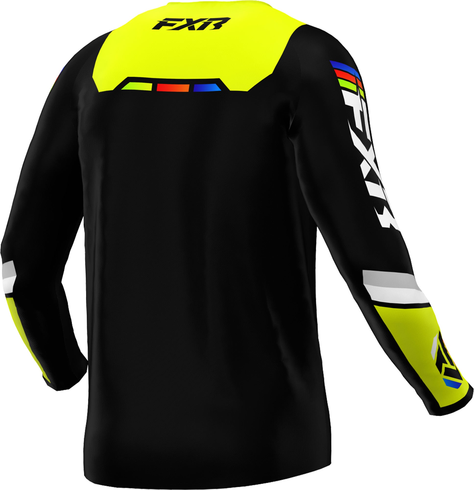 FXR Apex Motorcross trui zwart/geel/blauw 2XL Figuur 2