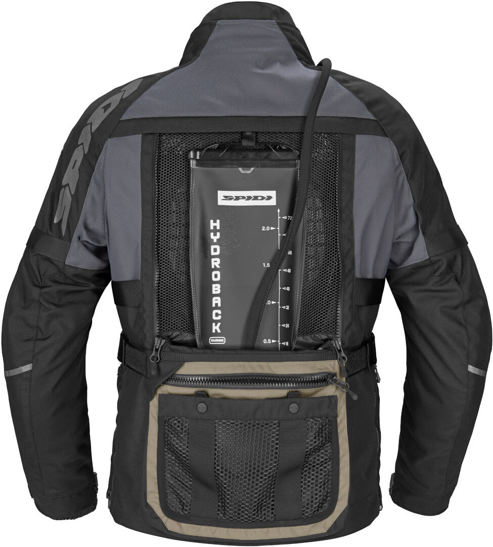 Spidi Hard Track 3 H2Out waterproof Motorcycle Textile Jacket olive M Figure 2