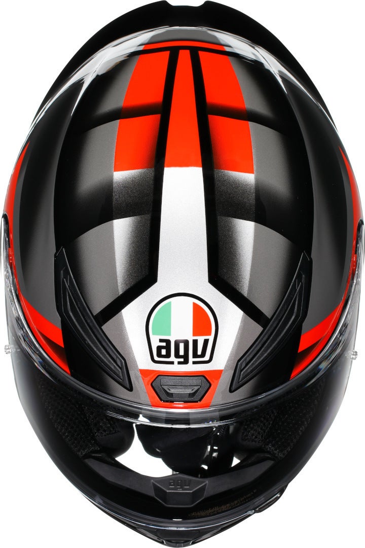 AGV K1 S Fastlap Casco nero/grigio/rosso M (57/58) Figura 2