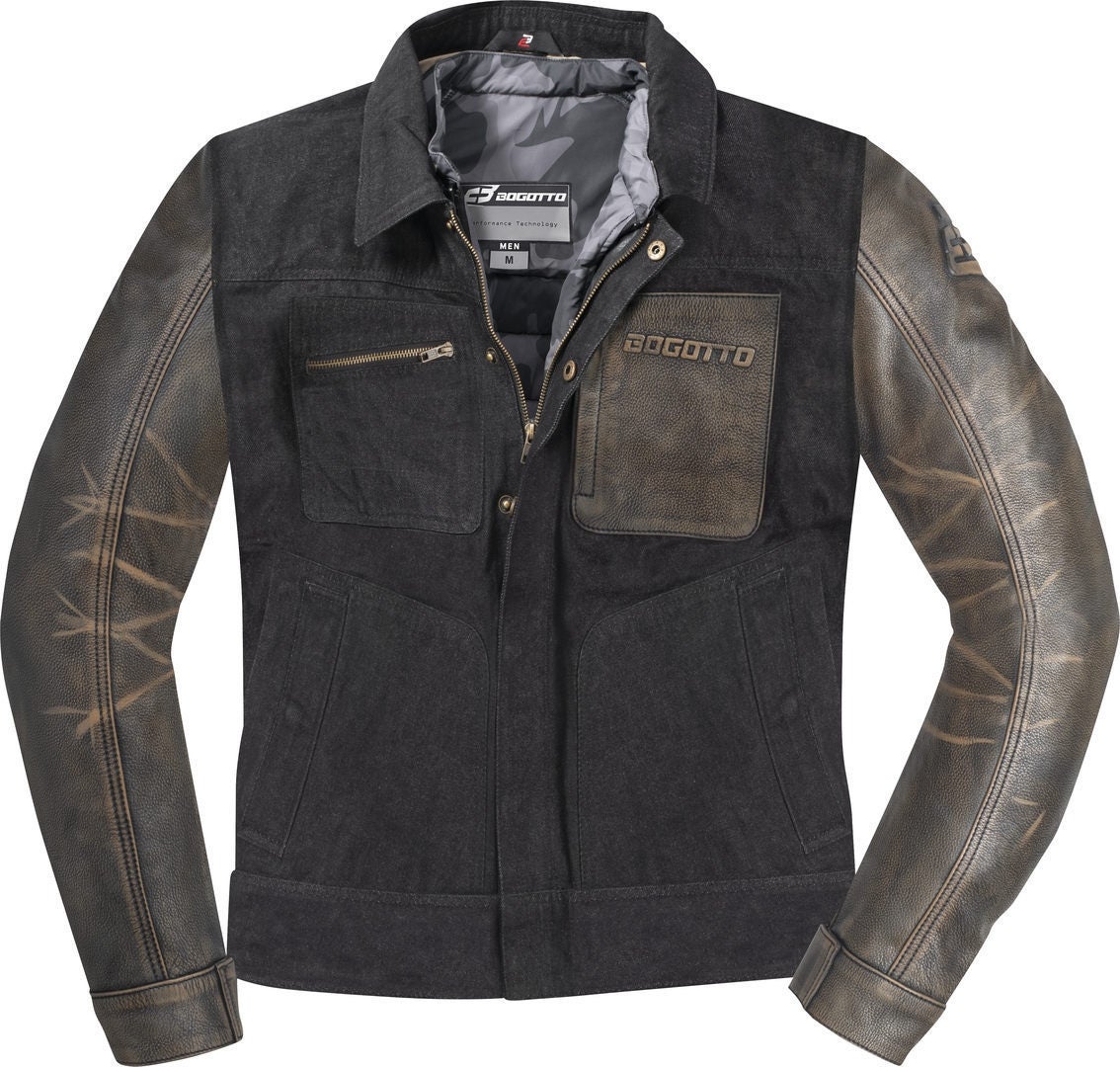 Bogotto Bullfinch Motorcycle Leather/Textile Jacket XXL Figure 5