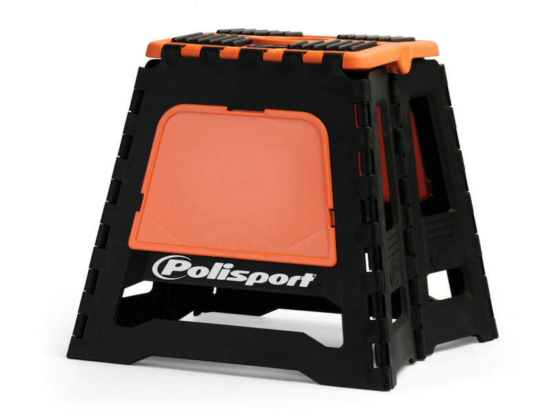POLISPORT Fast motorcykellyft fällbar orange/svart Figur 1