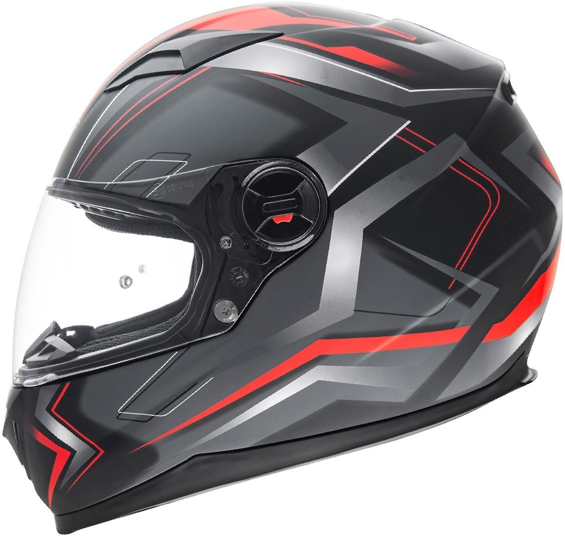 Germot GM 320 Cască Negru mat/roșu XXL (63/64) Figura 4