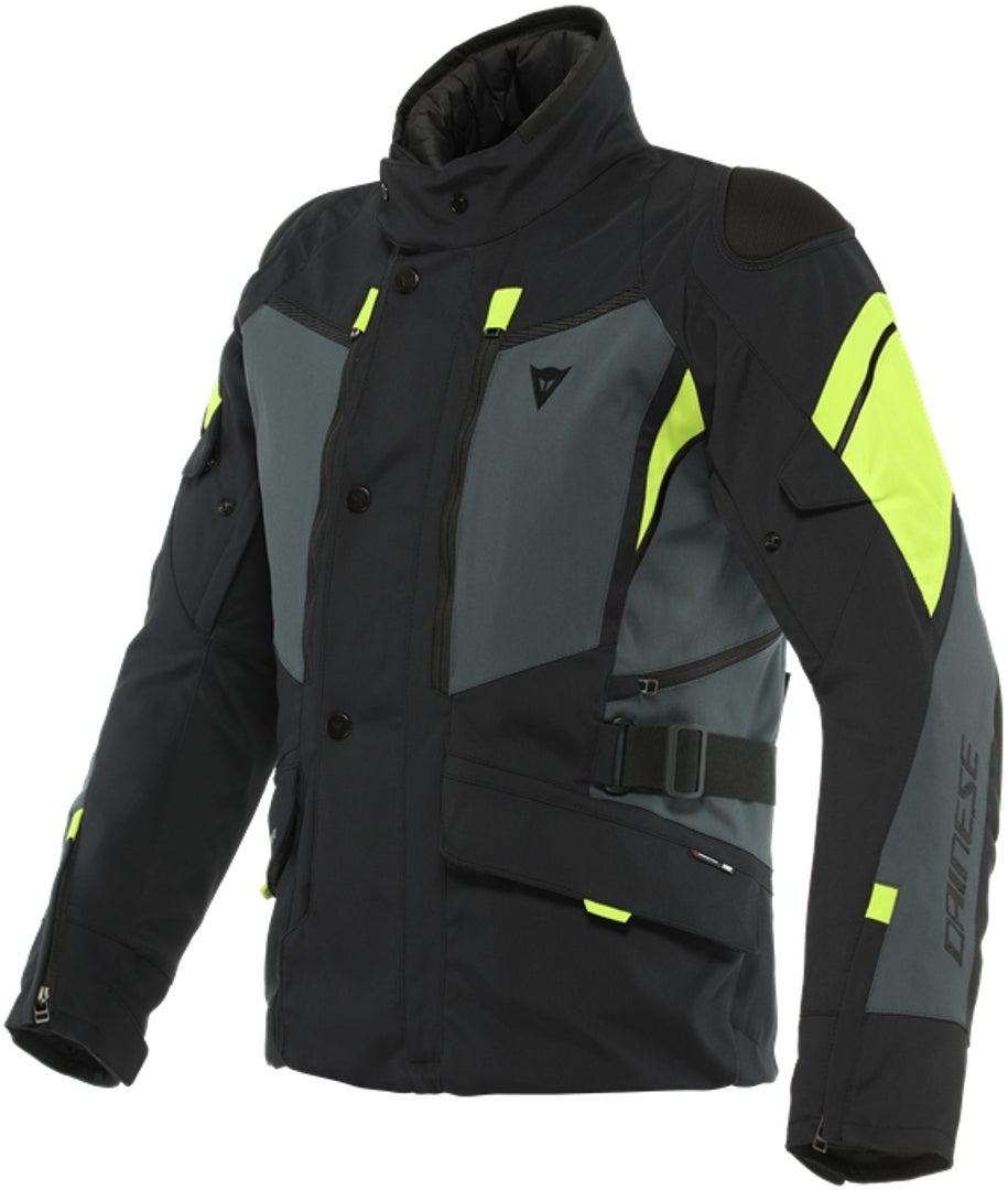 Dainese Carve Master 3 Gore-Tex Motorcycle Textile Jacket black/grey/yellow 56 Figure 1