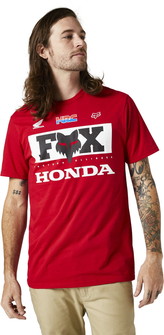 FOX Honda SS Premium Triko červená M Obrázek 1