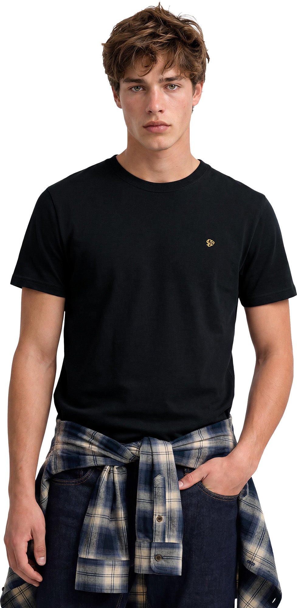 Superdry & Co Logo T-krekls melns/zelts S 6. attēls