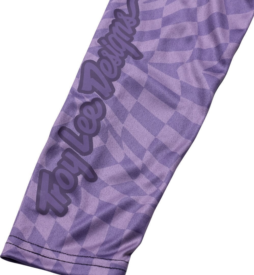 Troy Lee Designs Lilium LS Twisted Checkers Ladies Bicycle Jersey purple M Figure 2