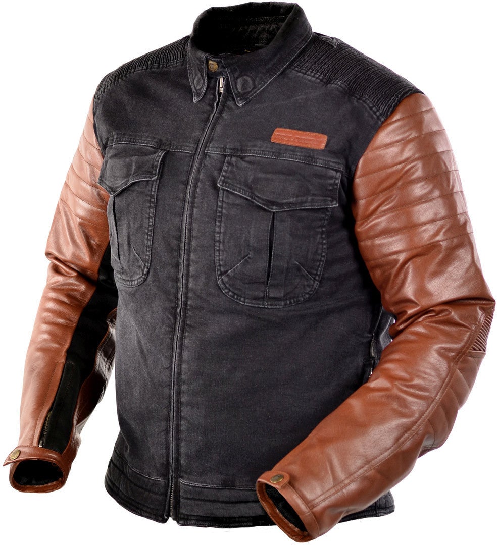 Trilobite Acid Scrambler Motorcycle Textile Jacket black/brown 3XL Figure 1