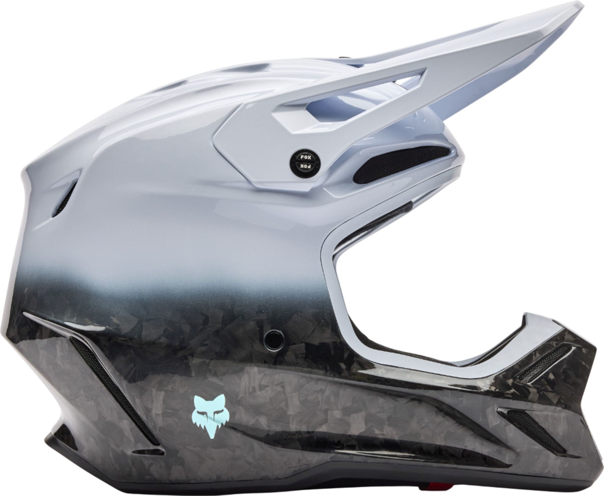 FOX V3 RS Ghost Motocross Helm XL (61/62) Abbildung 2