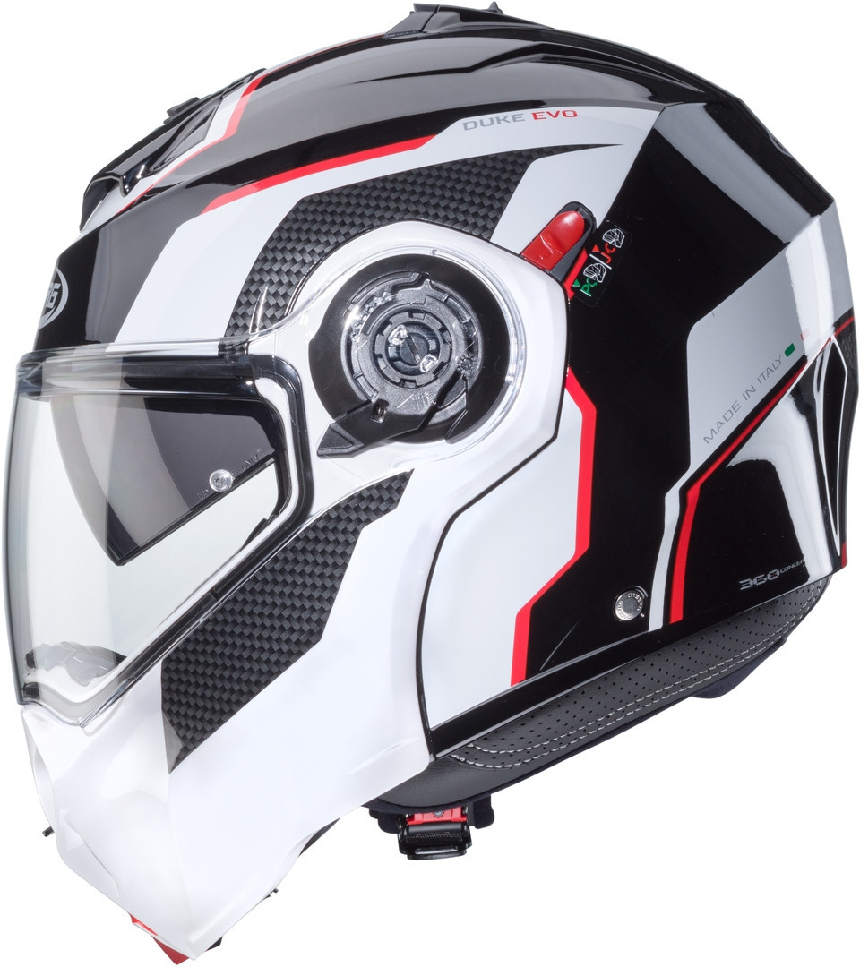 Caberg Duke Evo Move Casco Negro/Blanco/Rojo M (57/58) Figura 3