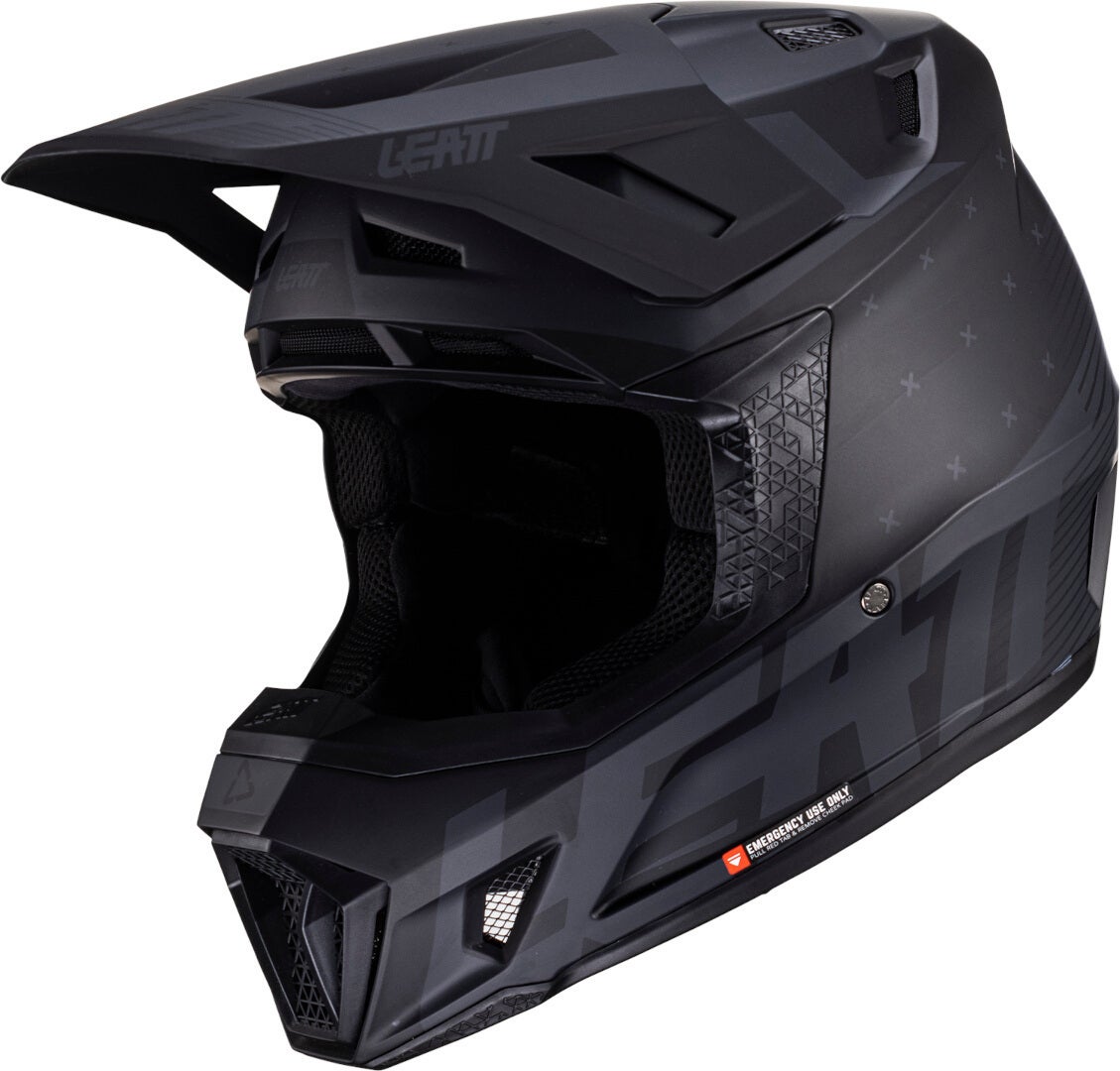 Leatt 7.5 V24 Stripes Motokrosová přilba s brýlemi Černá/šedá XXL (63/64) Obrázek 10