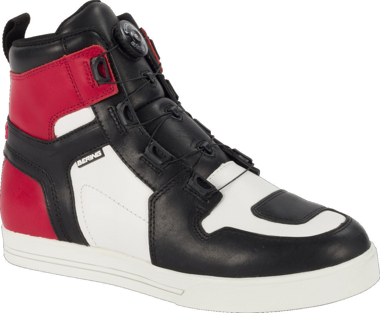 Bering Reflex A-Top wasserdichte Motorrad Schuhe schwarz/weiß/rot 41 Abbildung 1