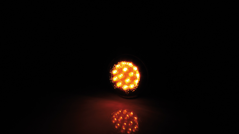 HIGHSIDER Smart Micro Disc LED-indikator Kropp Svart / Lins Rökt (Par), Fram och Bak Figur 6