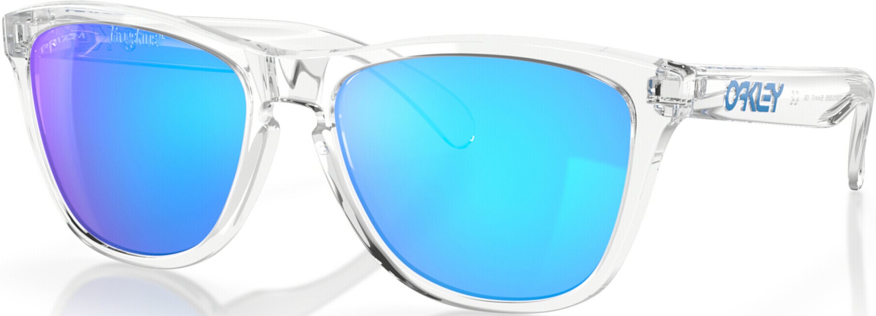 Oakley Frogskins Clear Prizm Óculos escuros Espelhado azul (Irídio) Figura 1