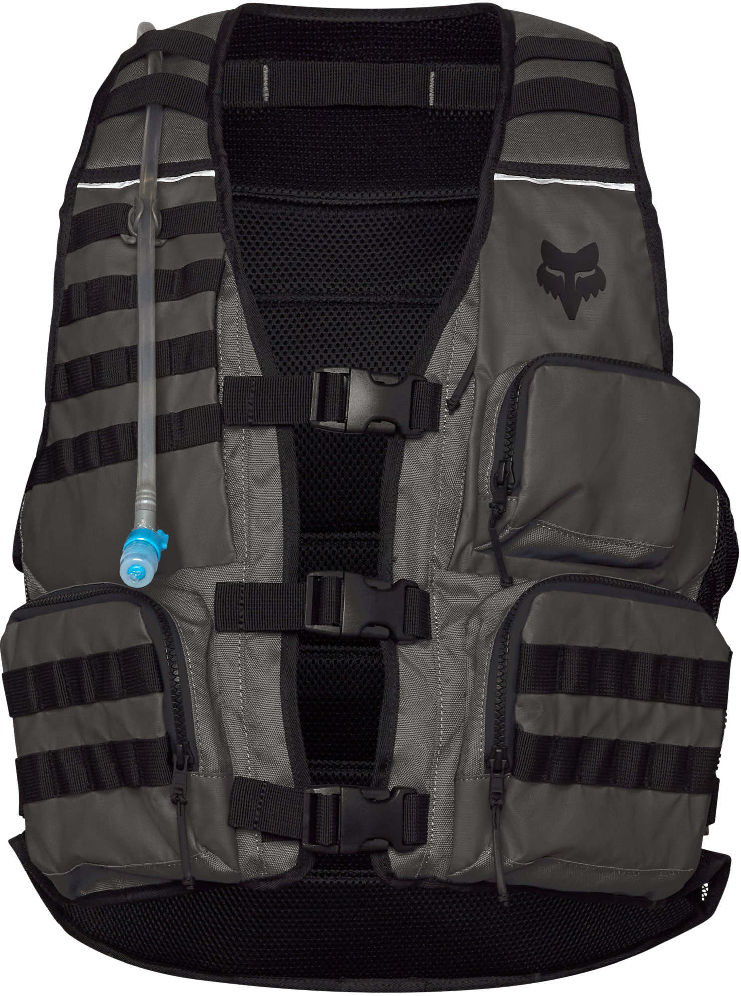 FOX Legion Tac Vestă de motocross gri/negru L/XL Figura 1