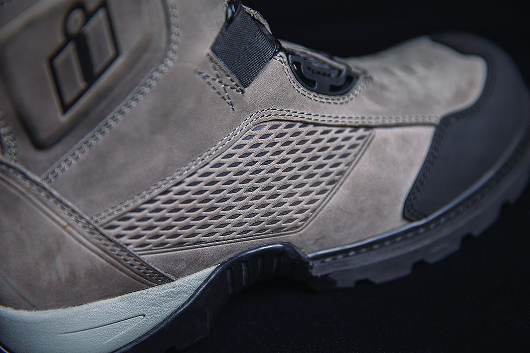 Icon Stormhawk WP Bottes de moto imperméables gris 7 (39) Figure 5