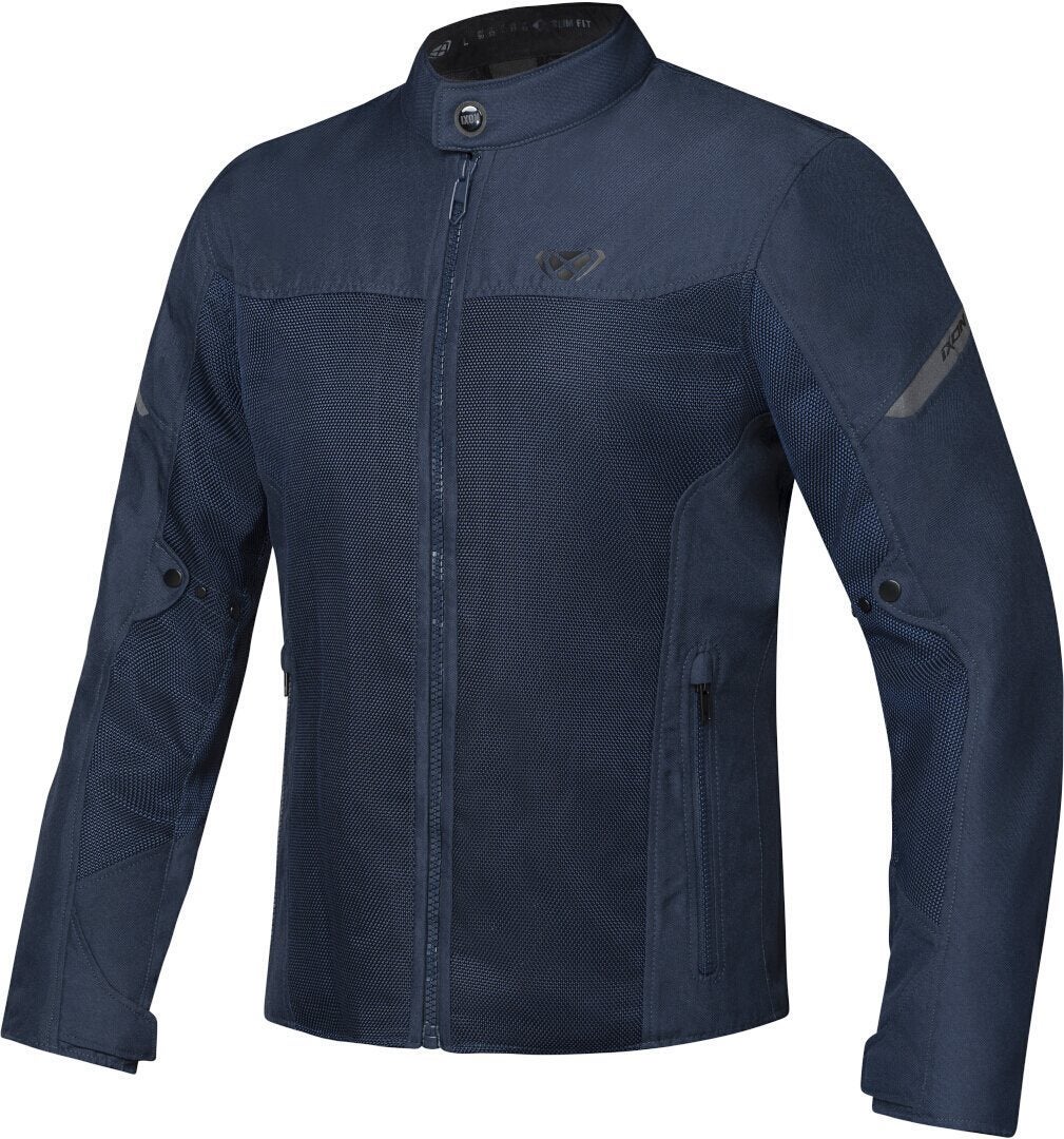 Ixon Fresh Slim waterproof Motorcycle Textile Jacket navy blue M Figure 1