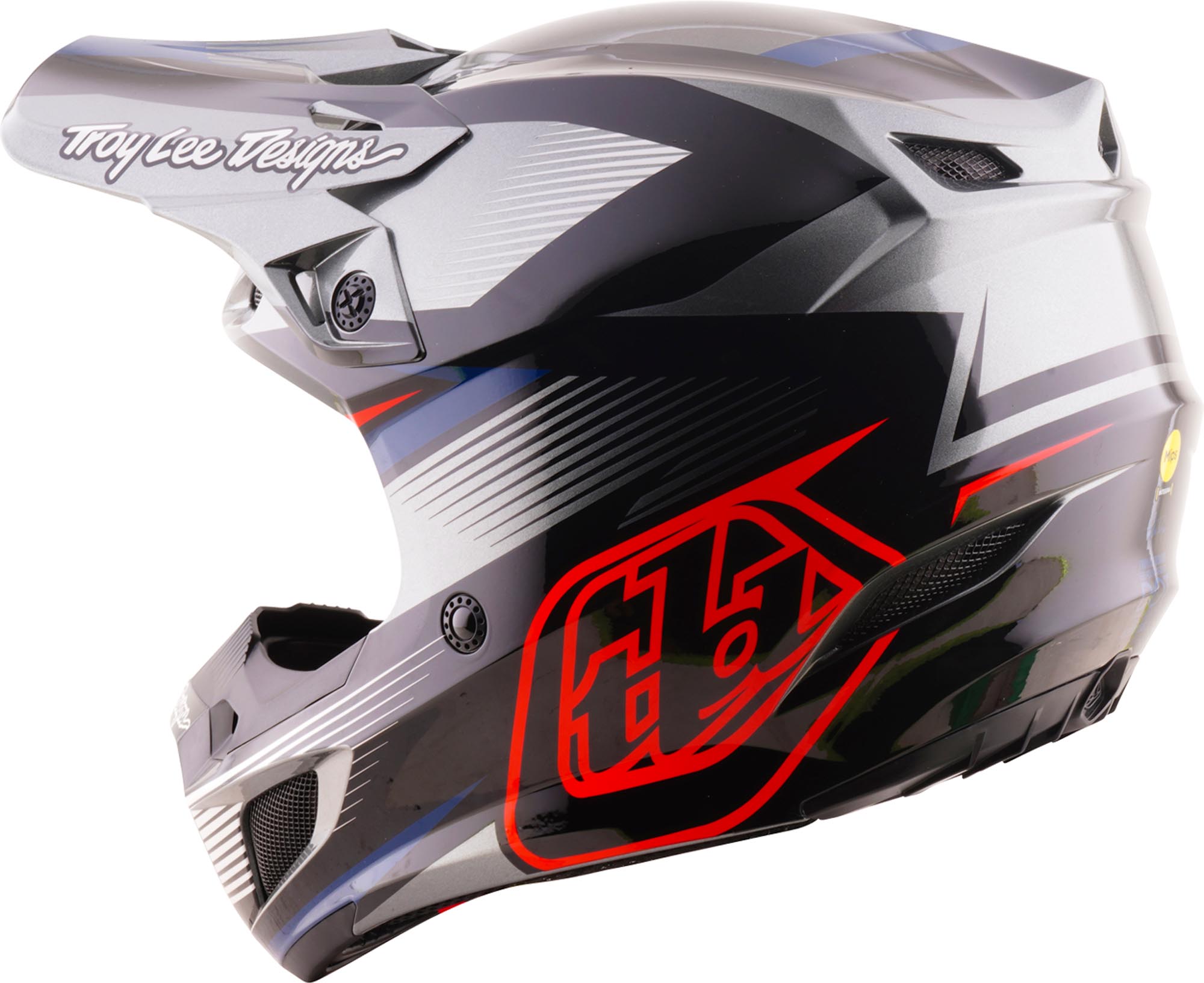 Troy Lee Designs SE5 Polycarbonate MIPS Ripper Motocross Helmet grey XL (60/61) Figure 6