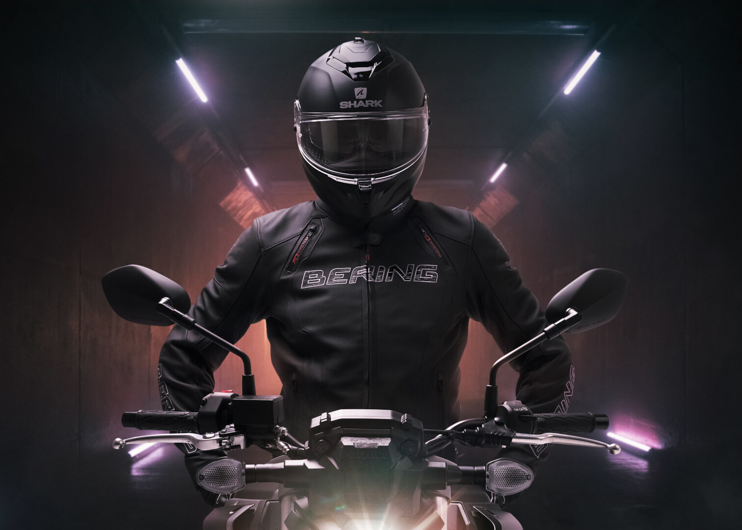 Bering Atomic Jachetă de piele de motocicletă L Figura 7